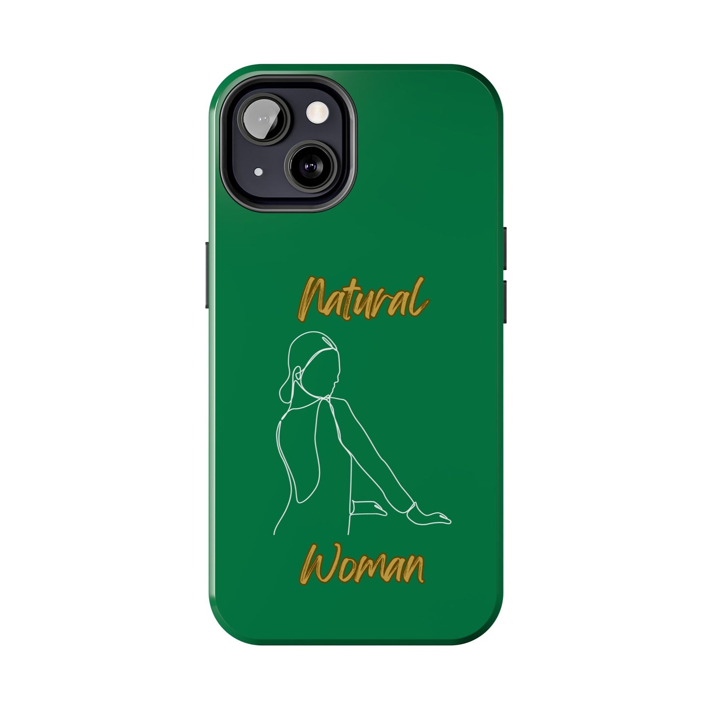 Natural Woman Hands Free (WL)Tough Phone Cases DARK GREEN
