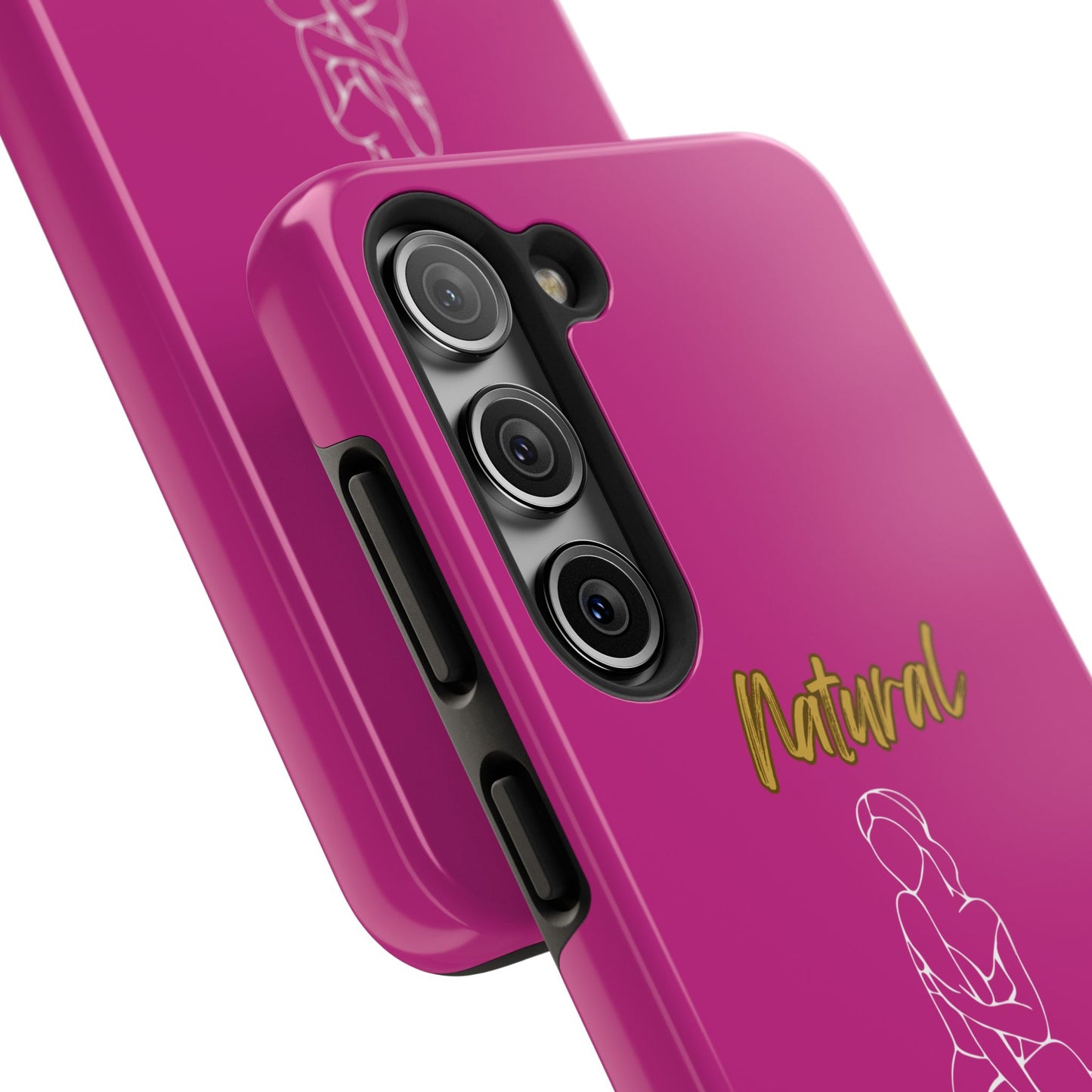 Natural Woman Shoulder Action (WL)Tough Phone Cases PINK