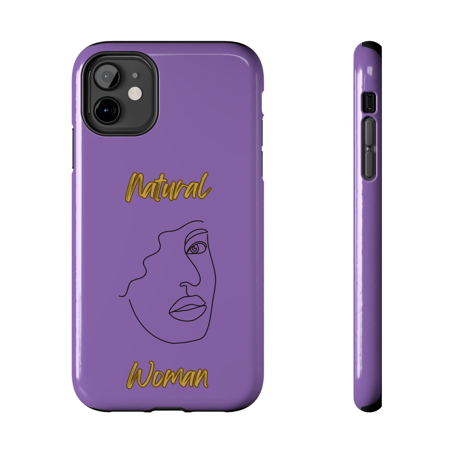 Natural Woman Peekaboo (BL)Tough Phone Cases LIGHT PURPLE