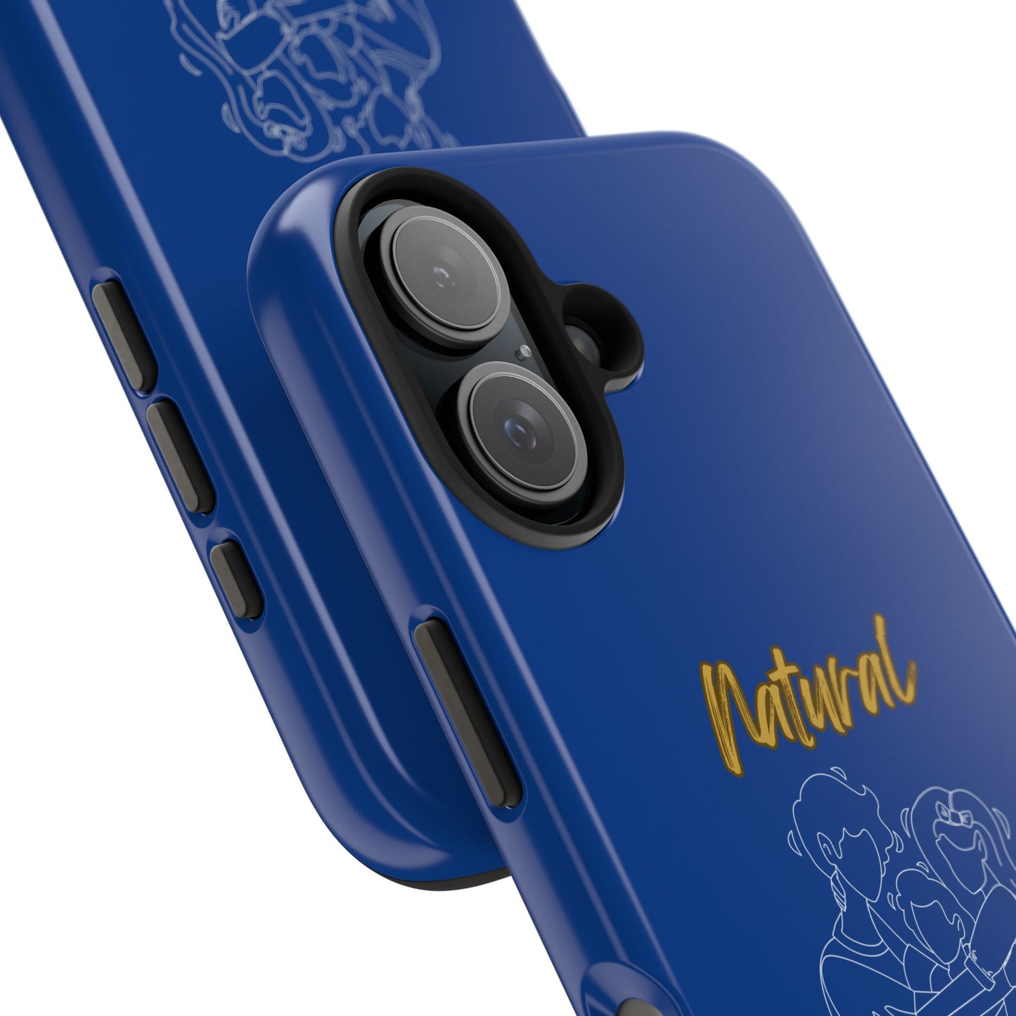 Natural Woman Bear Hugs (WL) Tough Phone Cases DARK BLUE