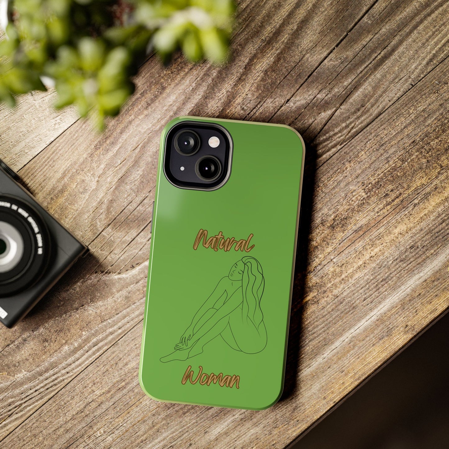 Natural Woman Beauty (BL) Tough Phone Cases GREEN