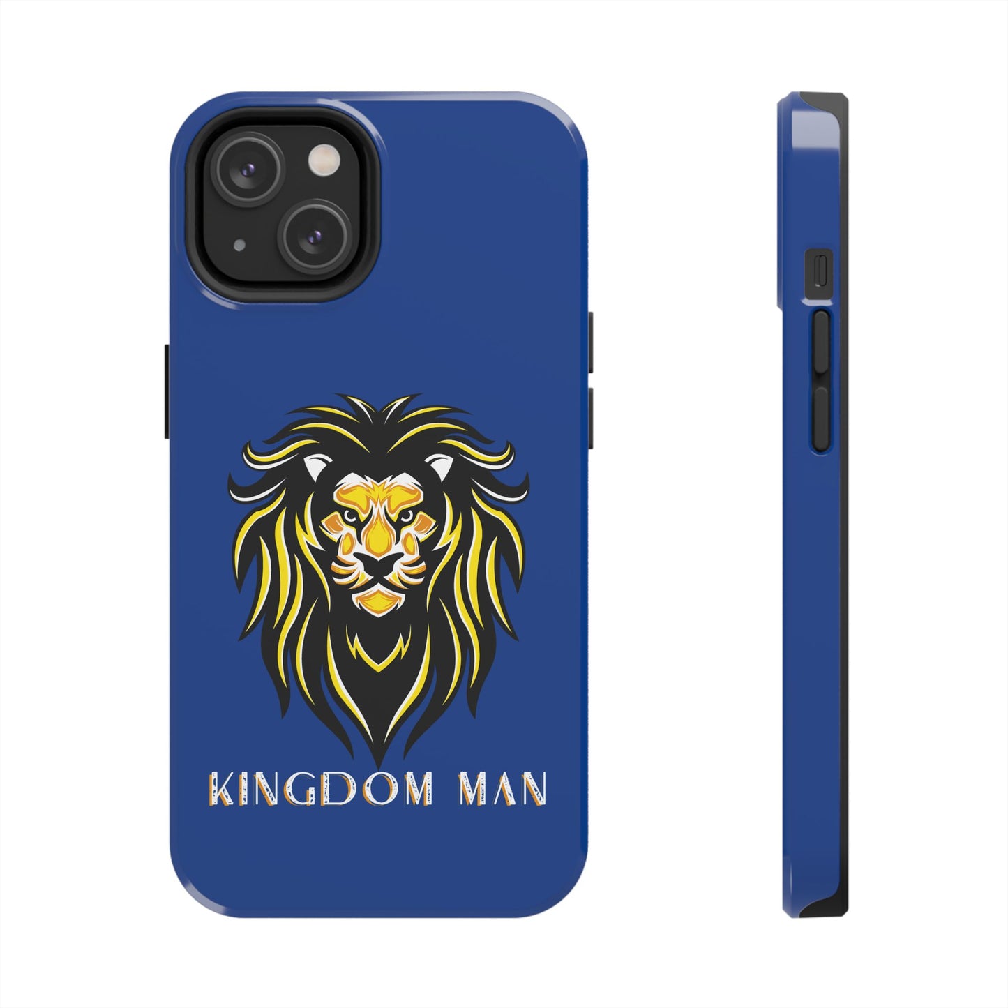 Kingdom Man (White-Gold Label) Tough Phone Case DARK BLUE