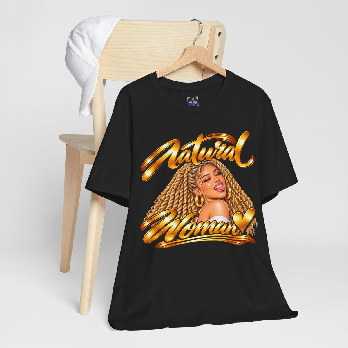 Natural Woman Twists Graphic Tee – Blonde Edition | Strong Family