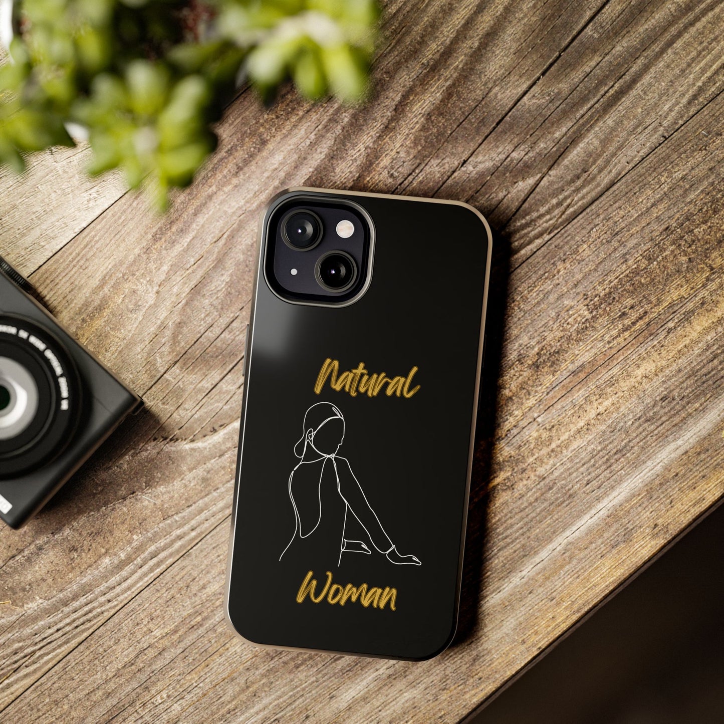 Natural Woman Hands Free (WL)Tough Phone Cases BLACK