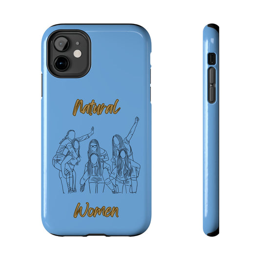 Natural Woman Piggy Back (BL)Tough Phone Cases LIGHT BLUE