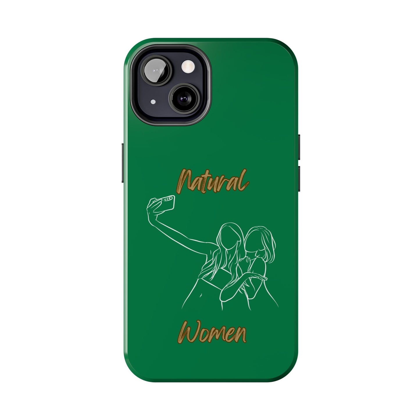 Natural Woman Friends Selfie (WL)Tough Phone Cases DARK GREEN