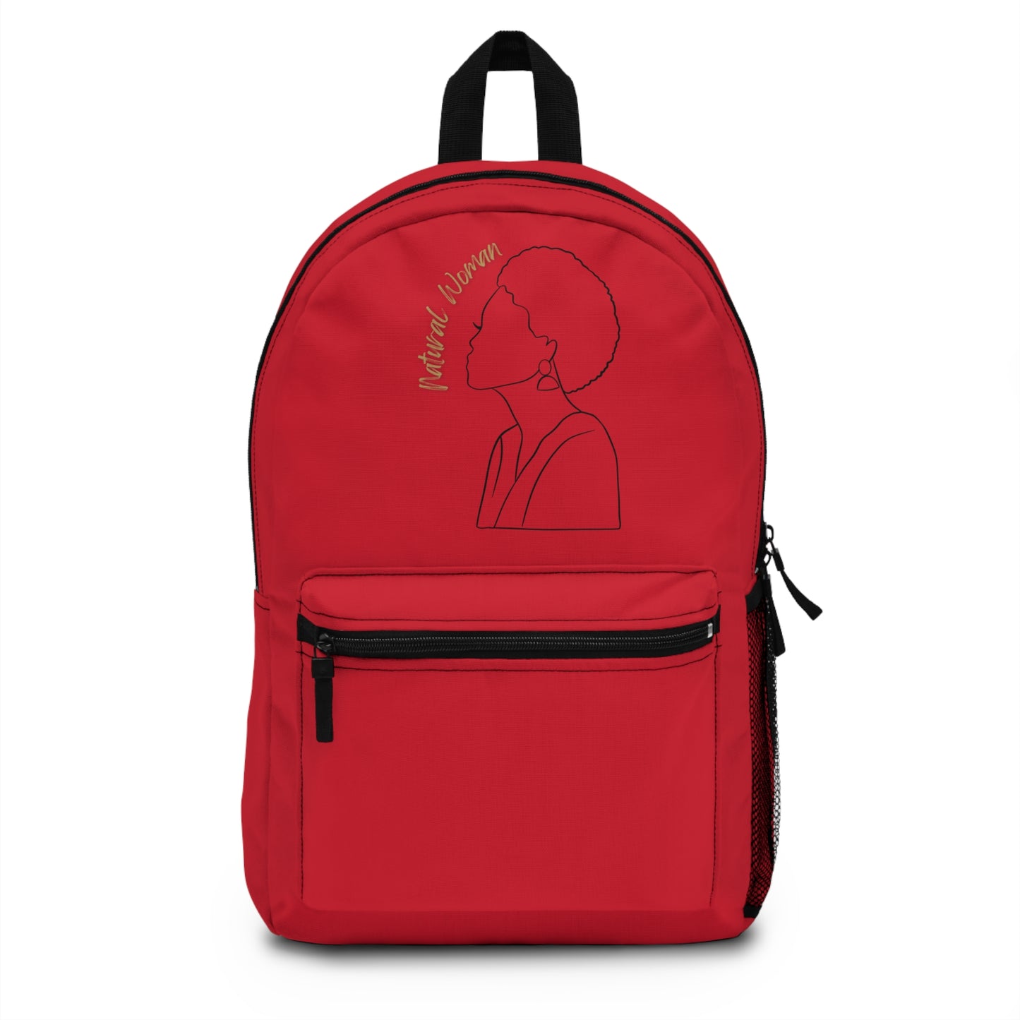 Natural Woman Sm Fro (BL) Backpack DARK RED