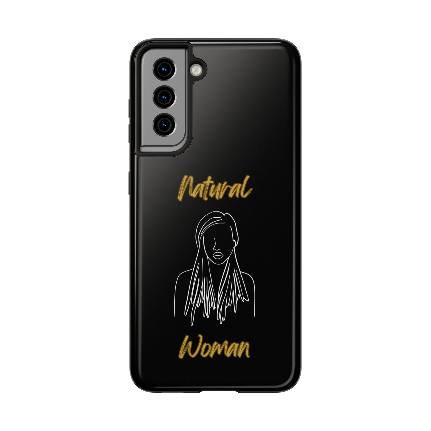 Natural Woman Content (WL)Tough Phone Cases BLACK
