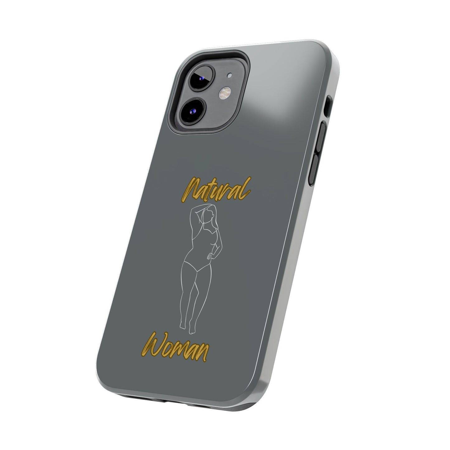 Natural Woman Looking Good (WL)Tough Phone Cases DARK GREY
