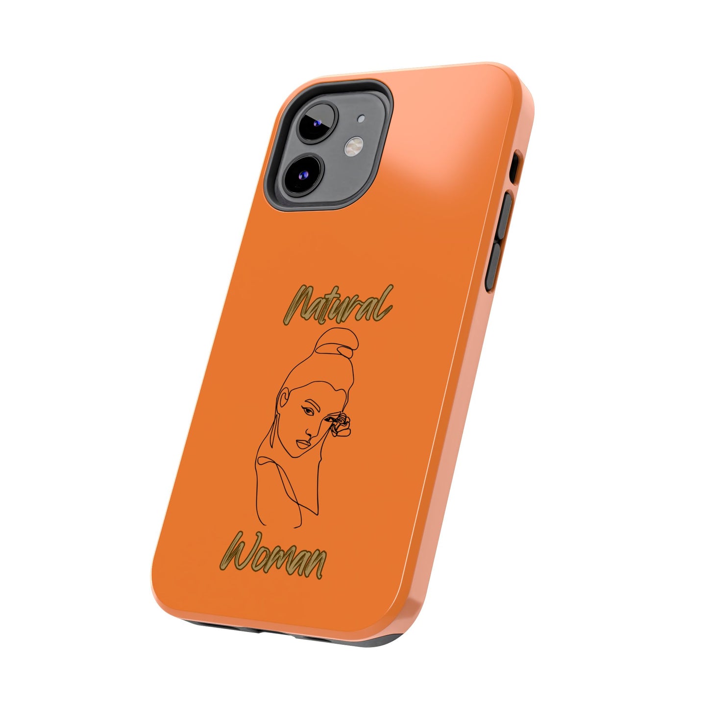 Natural Woman Sassy Bun (BL) Tough Phone Cases CRUSTA