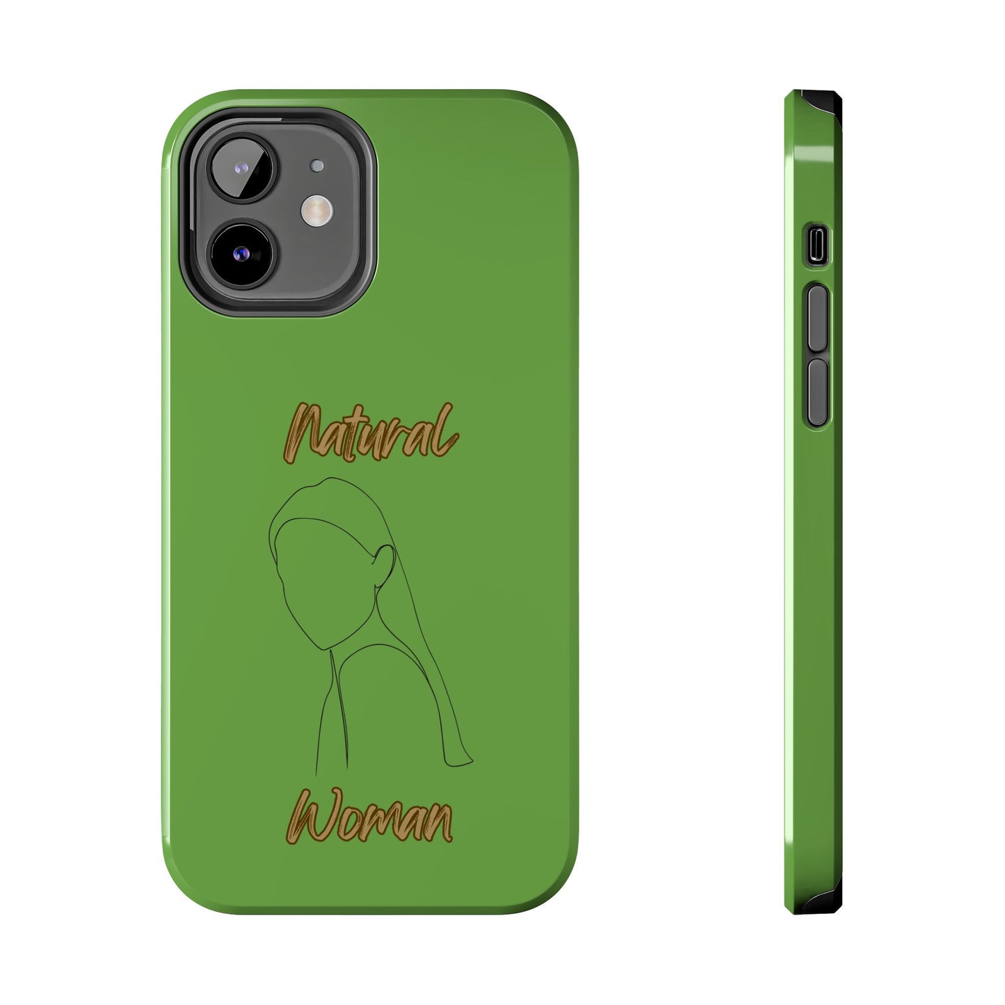 Natural Woman Tilted Look (BL) Tough Phone Cases GREEN