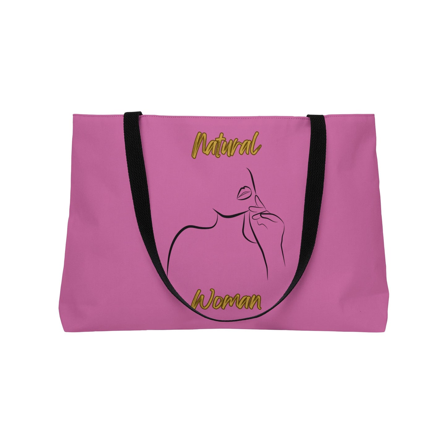 Natural Woman Chin Up (BL) Weekender Tote Bag LIGHT PINK
