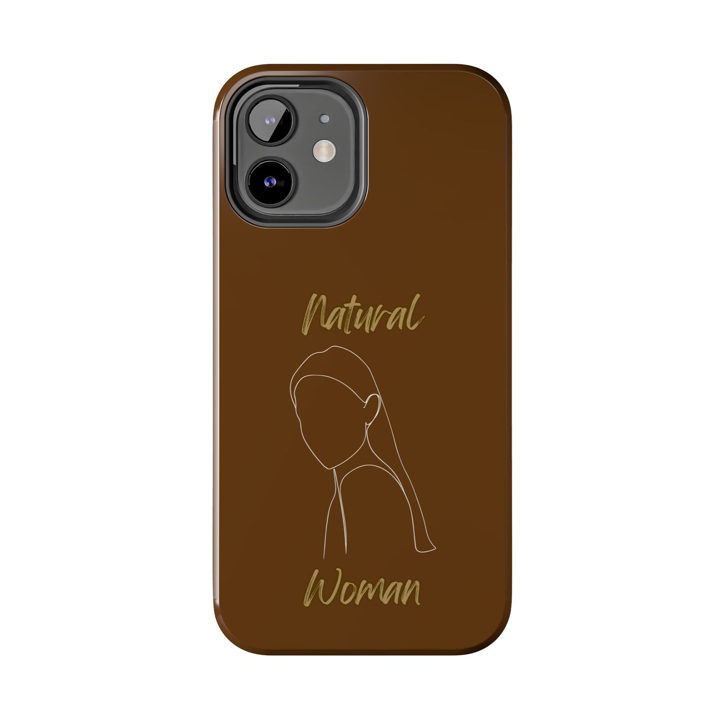 Natural Woman Tilted Look (WL) Tough Phone Cases BROWN