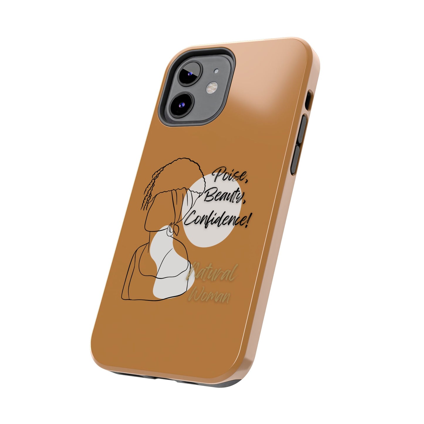 Natural woman Puff (BL)Tough Phone Cases LIGHT BROWN