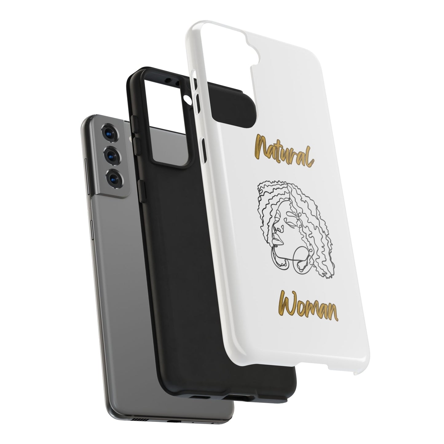 Natural Woman Naturally Me (BL)Tough Phone Cases WHITE