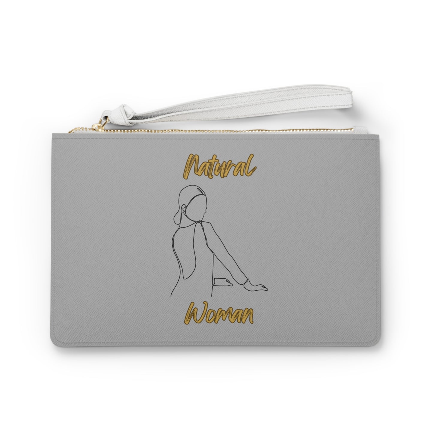 Natural Woman Hands Ready (BL) Clutch Bag LIGHT GREY