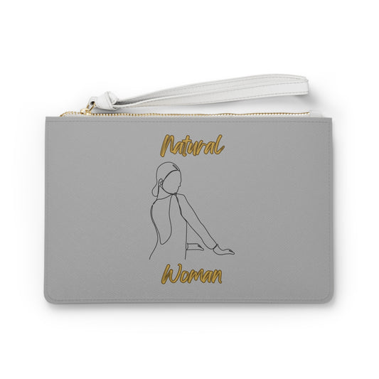 Natural Woman Hands Ready (BL) Clutch Bag LIGHT GREY