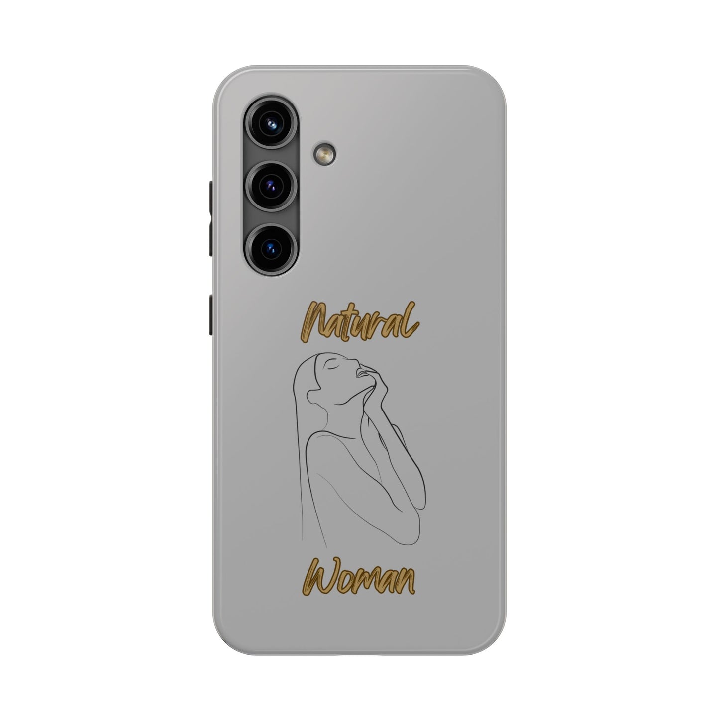 Natural Woman Thank You (BL) Tough Phone Cases LIGHT GREY