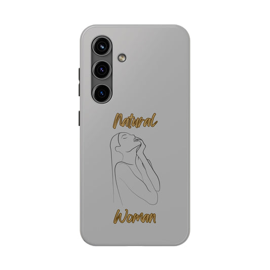Natural Woman Thank You (BL) Tough Phone Cases LIGHT GREY