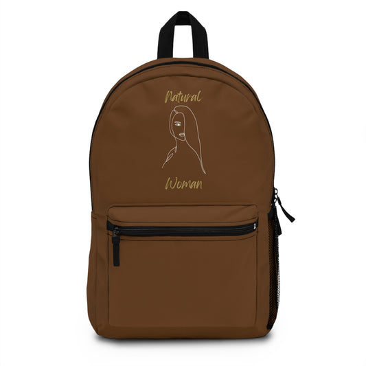 Natural Woman Covered Eye (WL) Backpack BROWN