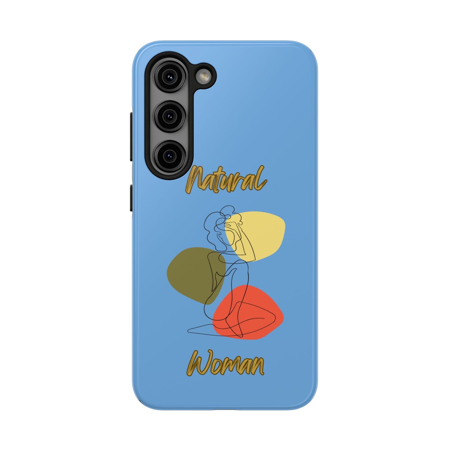 Natural Woman Colorful Pose (BL)Tough Phone Cases LIGHT BLUE
