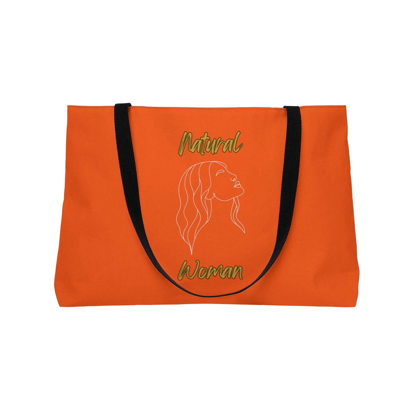 Natural Woman Breeze On Face (WL) Weekender Tote Bag ORANGE
