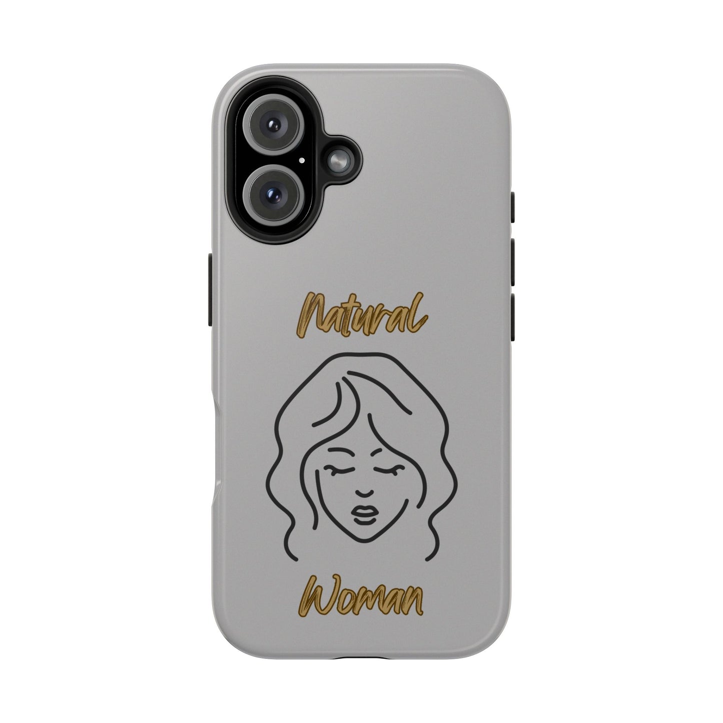 Natural Woman Modest (BL)Tough Phone Cases LIGHT GREY