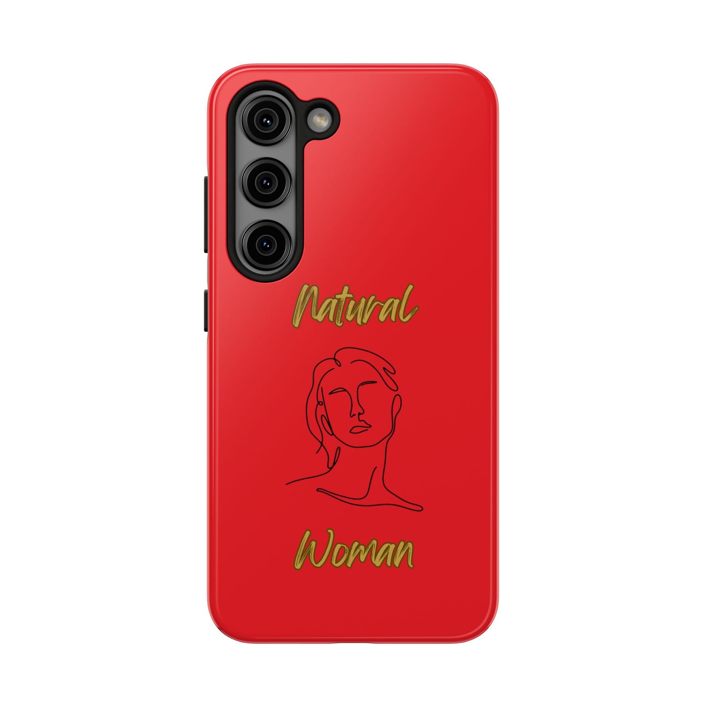 Natural Woman Hello (BL)Tough Phone Cases RED
