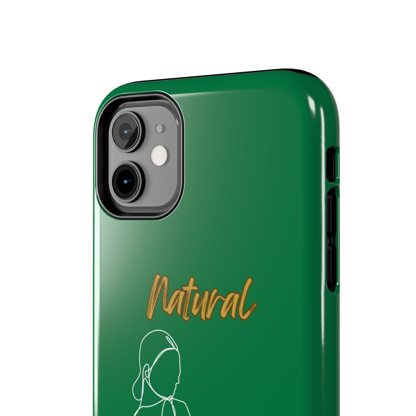 Natural Woman Hands Free (WL)Tough Phone Cases DARK GREEN