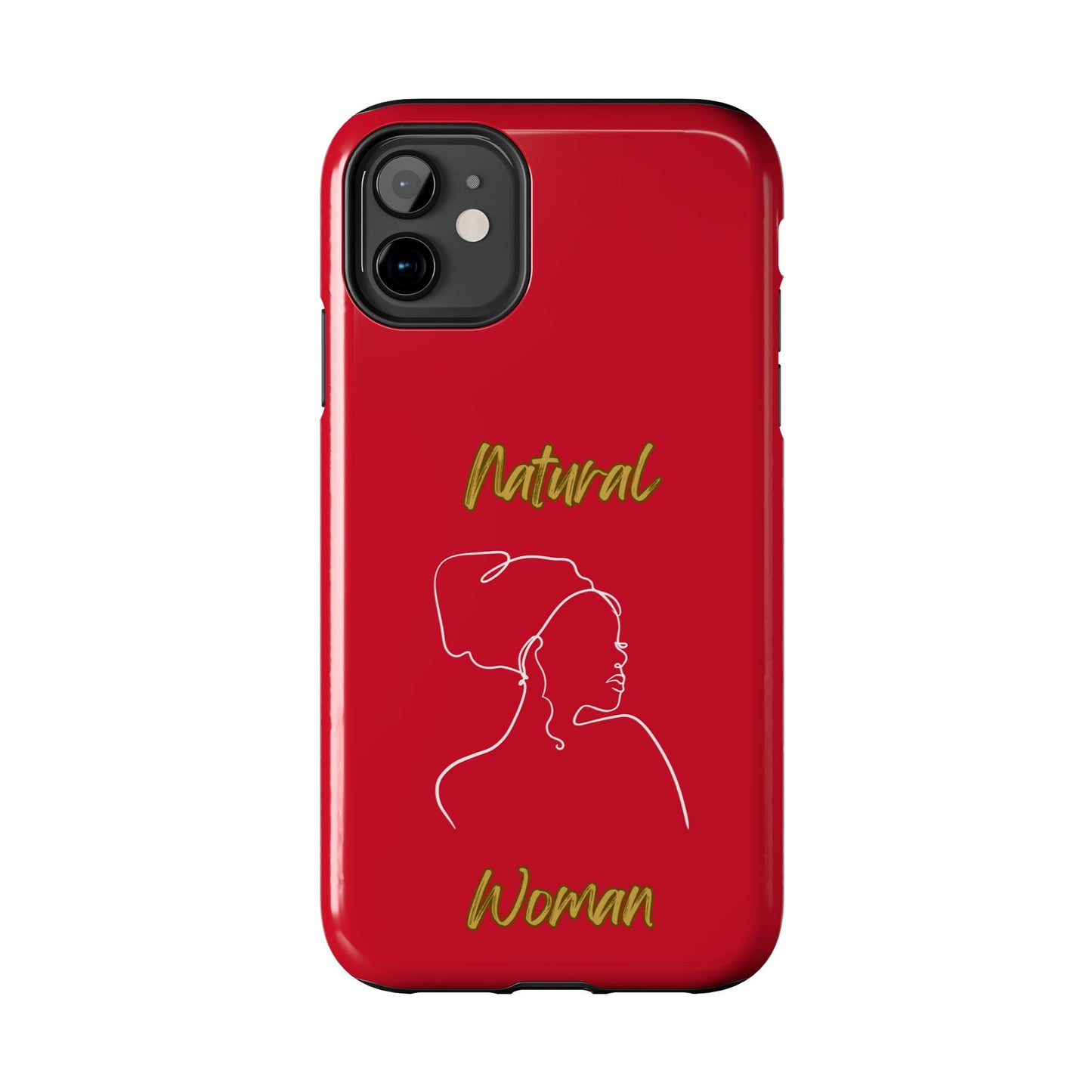 Natural Woman Refreshed (WL)Tough Phone Cases DARK RED