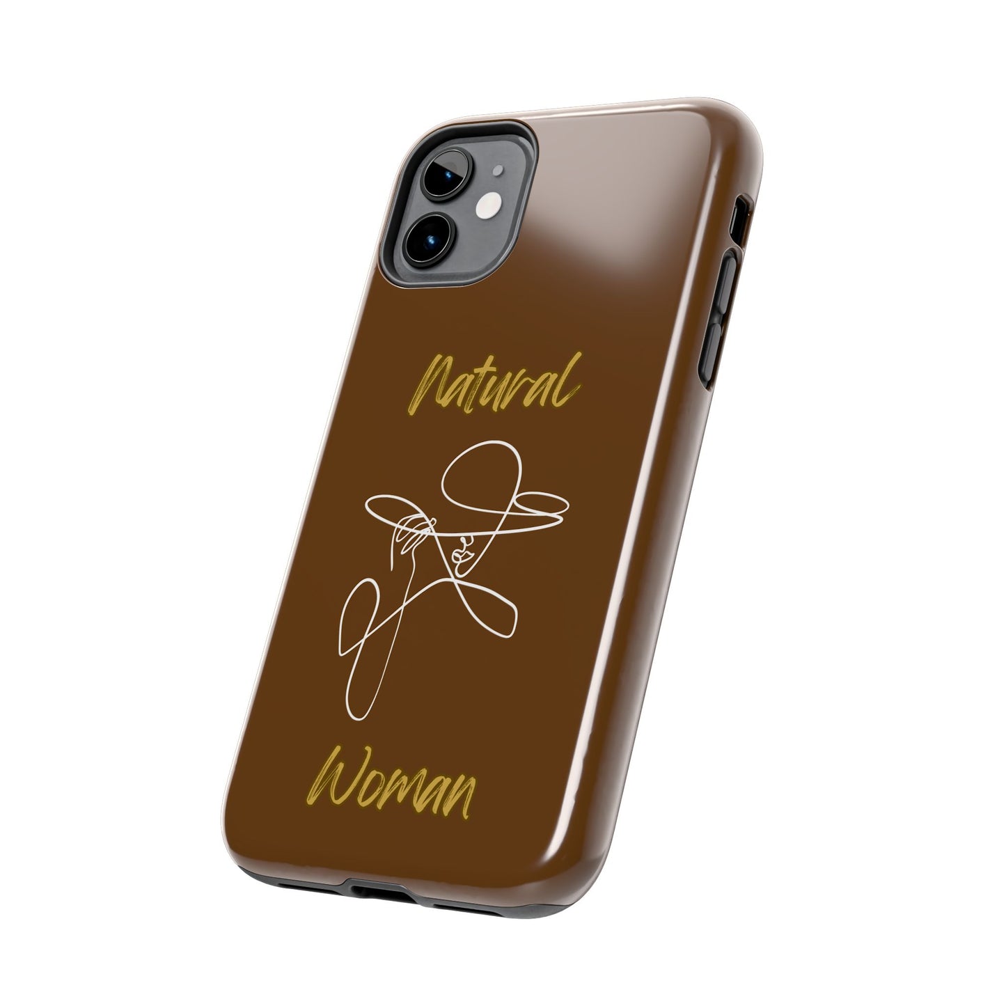 Natural Woman An Original (WL)Tough Phone Cases BROWN