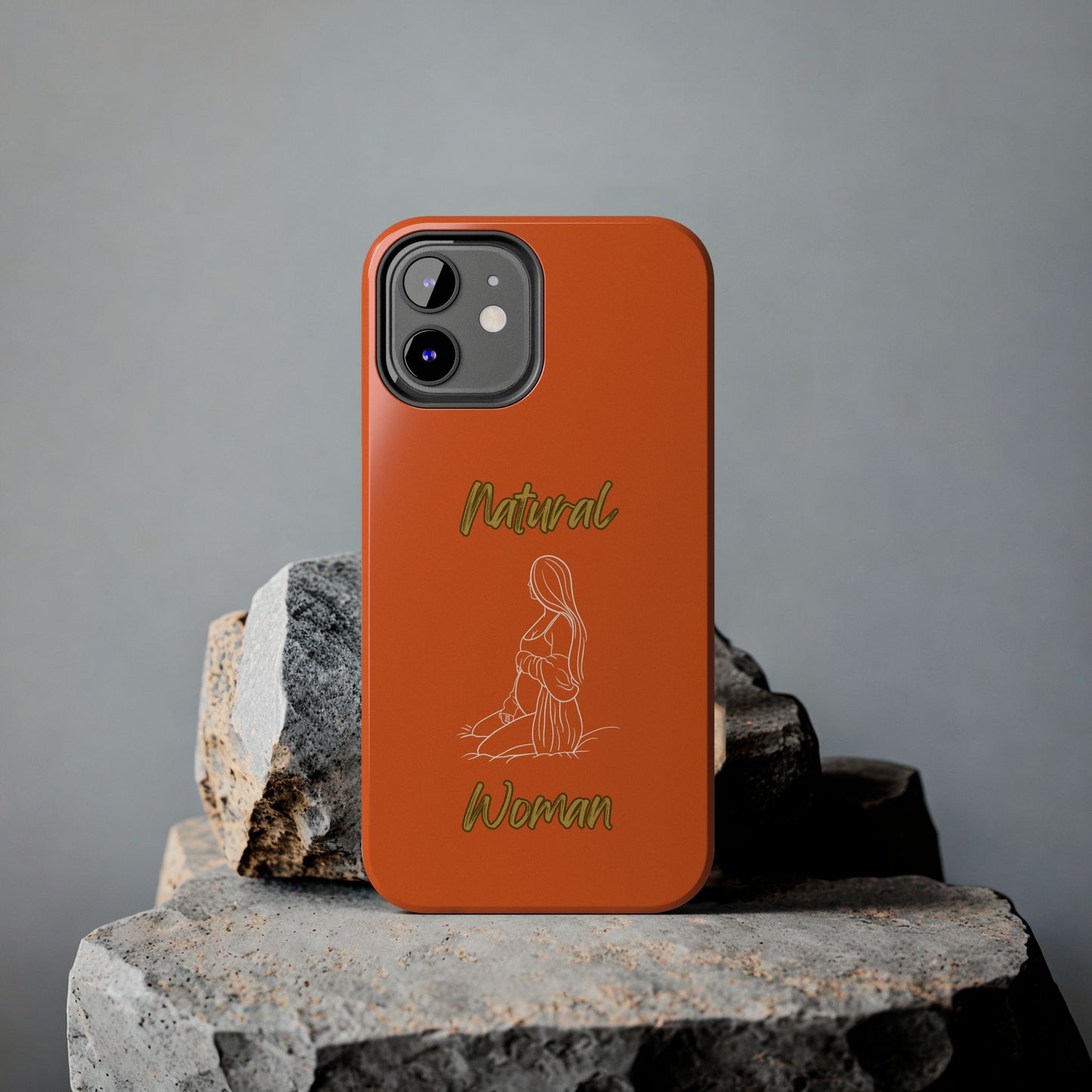 Natural Woman Expecting (WL)Tough Phone Cases ORANGE