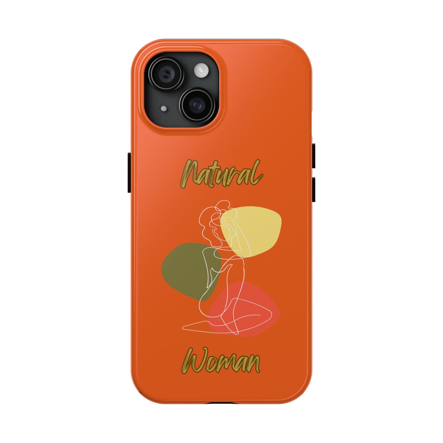Natural Woman Colorful Pose (WL)Tough Phone Cases ORANGE