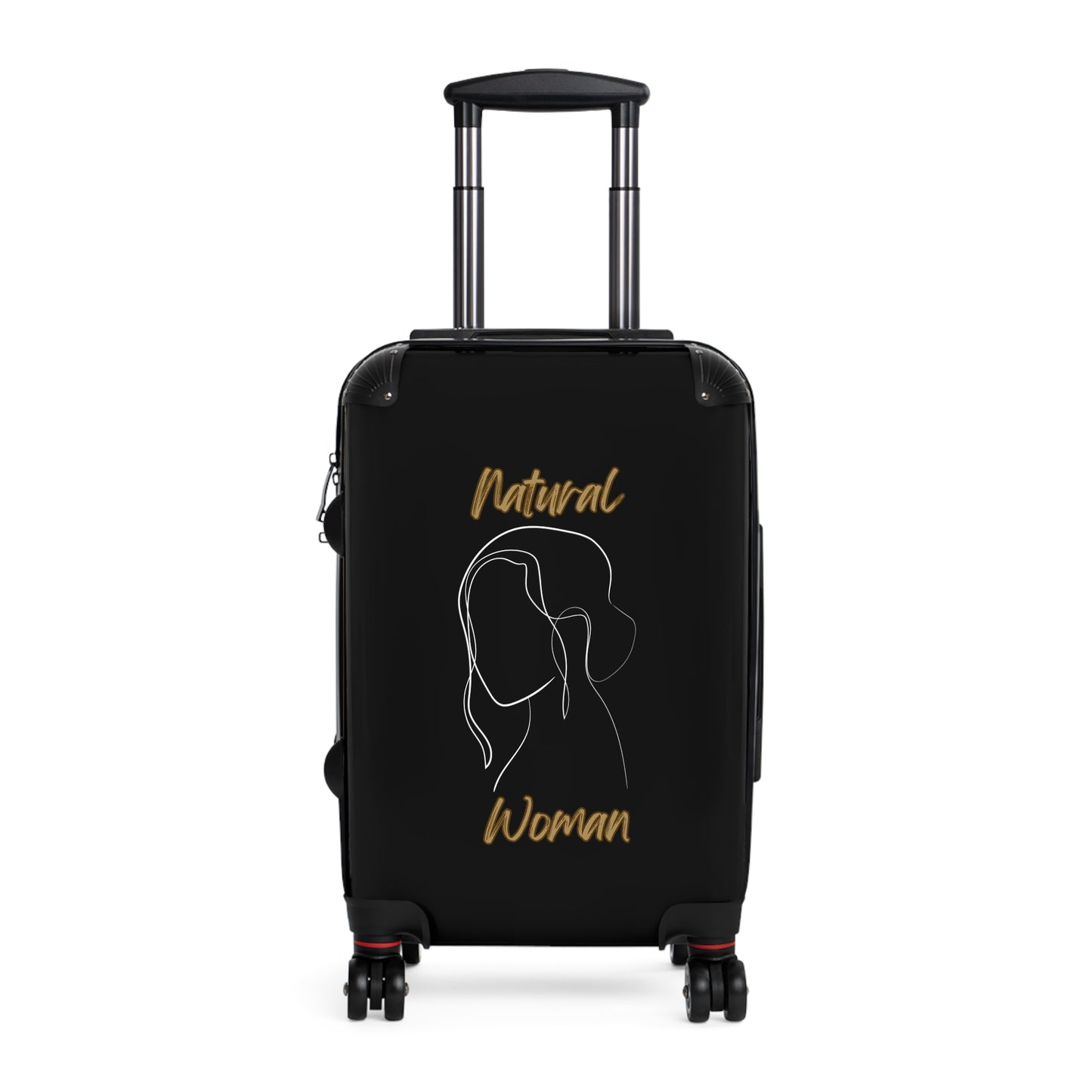 Natural Woman Hanging Hair (WL) Suitcase BLACK