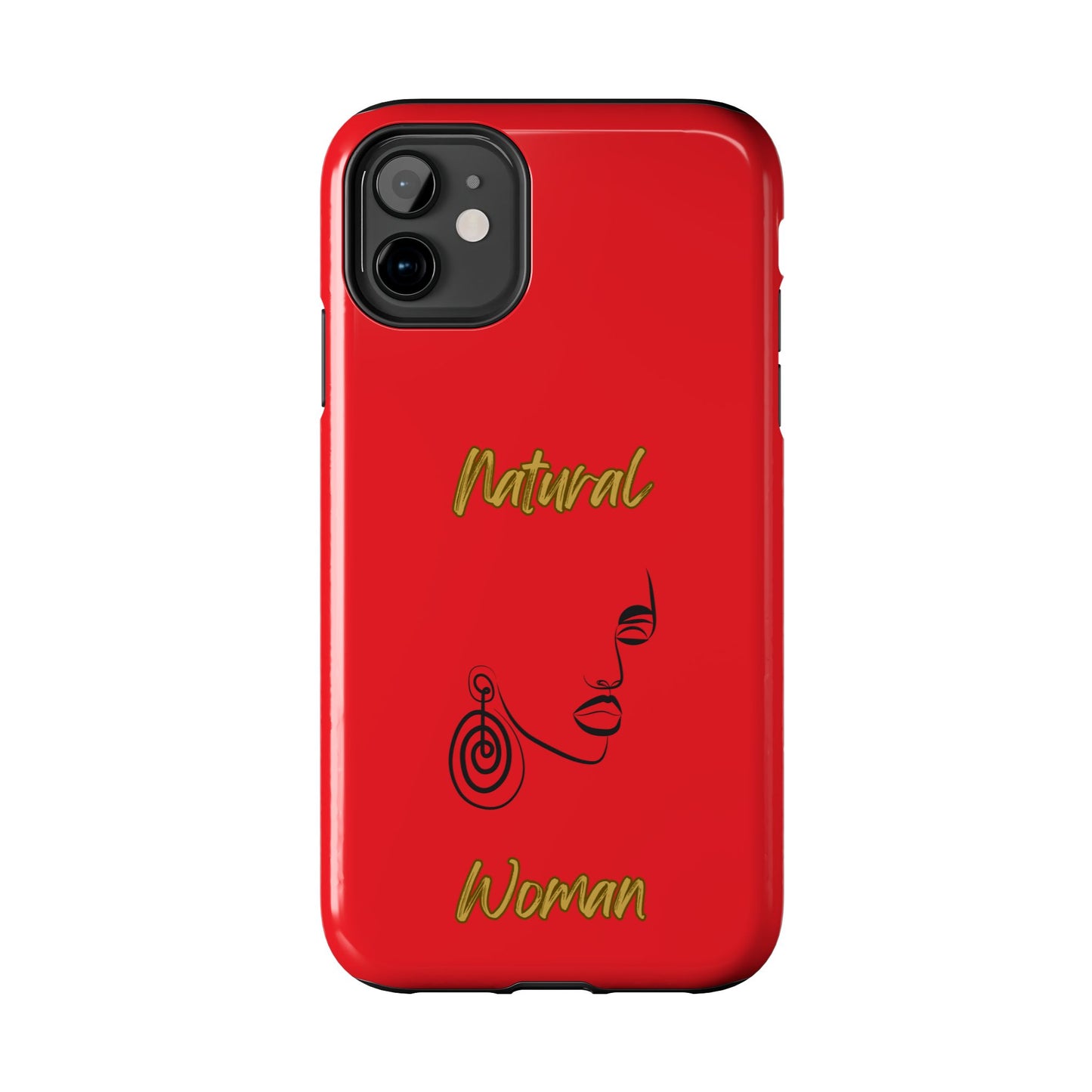 Natural Woman Music In My Soul (BL)Tough Phone Cases RED