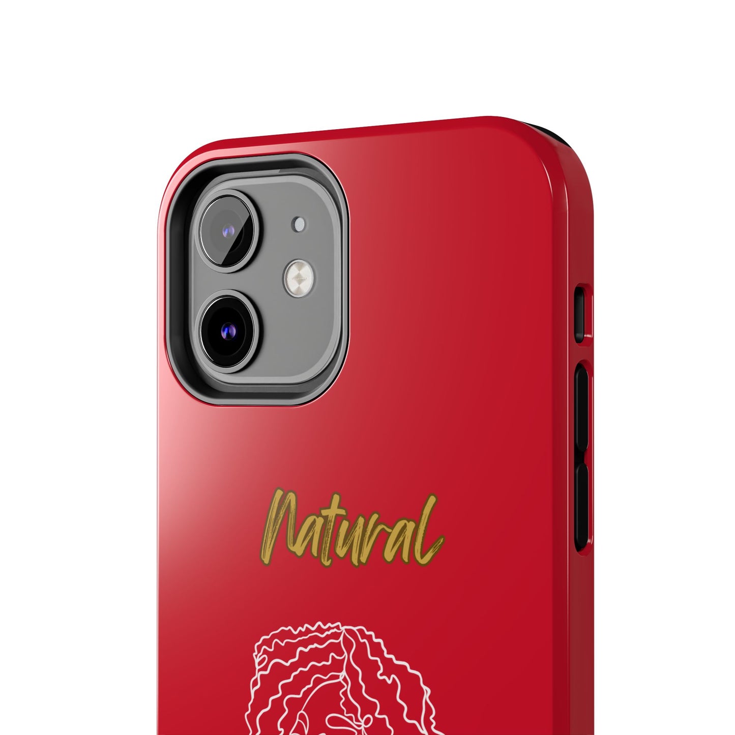 Natural Woman Naturally Me (WL)Tough Phone Cases DARK RED