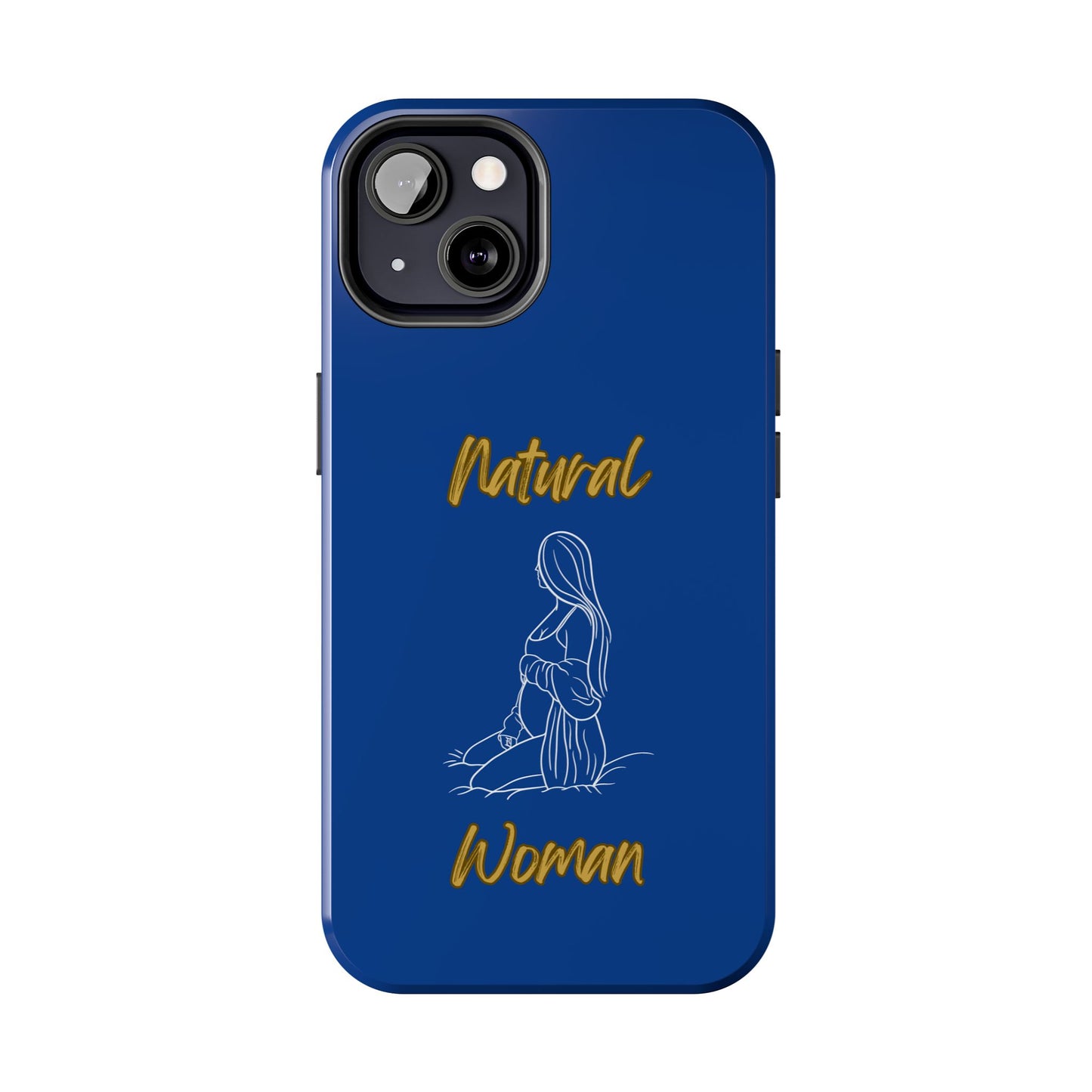 Natural Woman Expecting (WL)Tough Phone Cases DARK BLUE