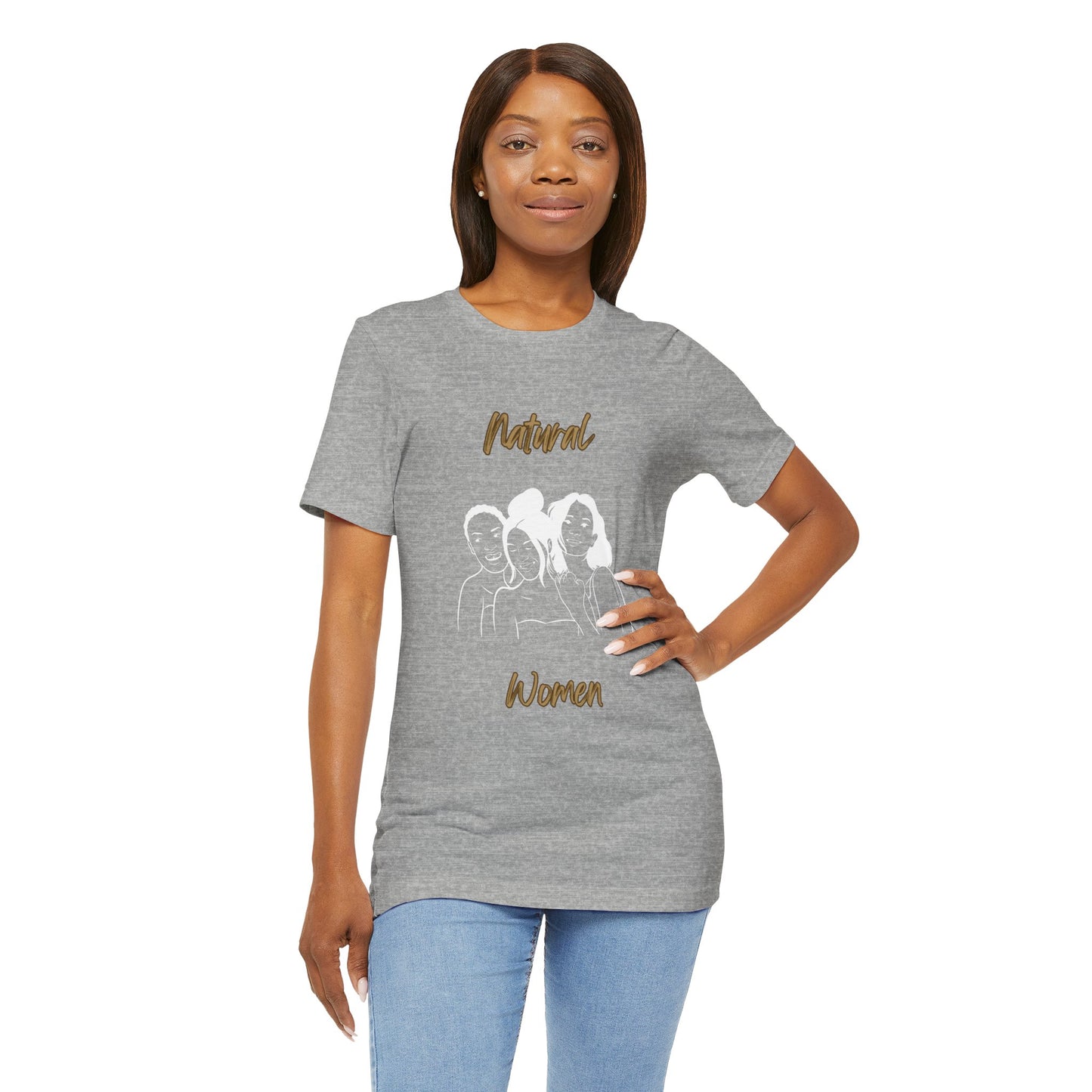 Natural Woman Laughing Friends (WL) Short Sleeve T-Shirt