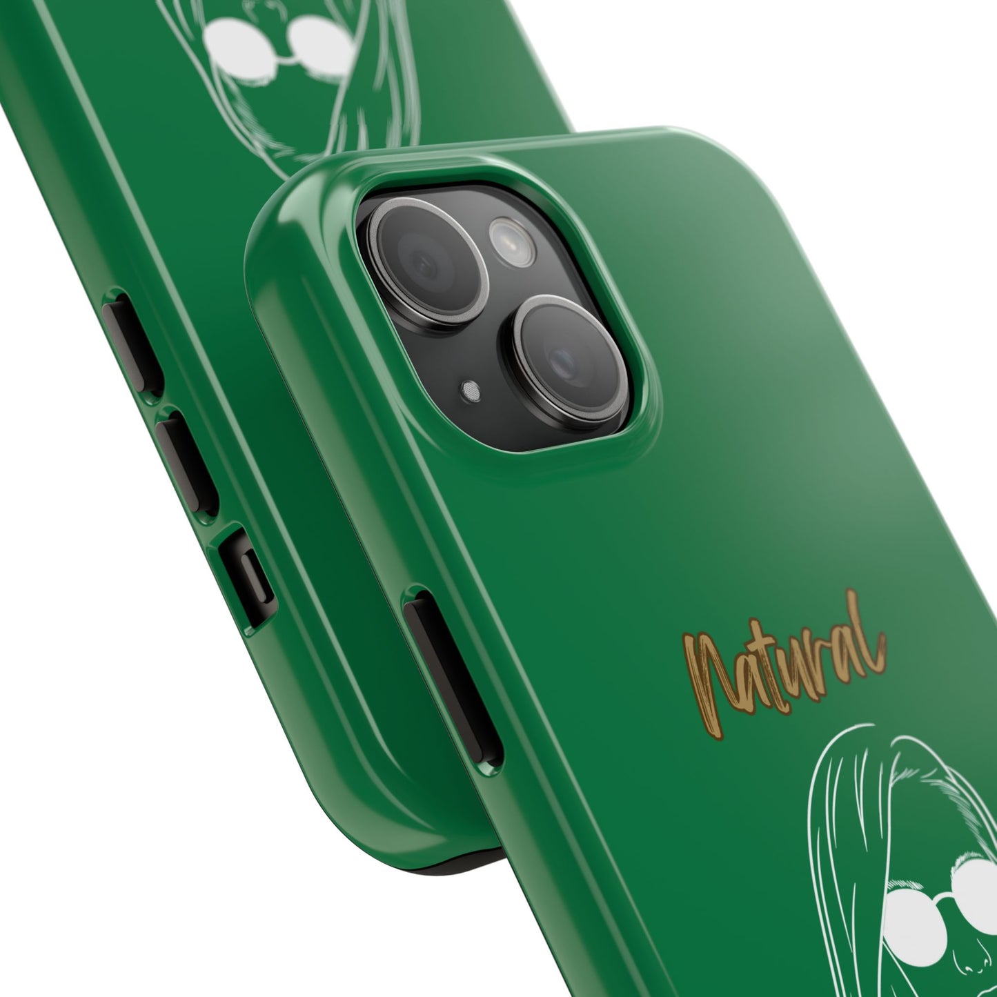 Natural Woman Shades (WL)Tough Phone Cases DARK GREEN