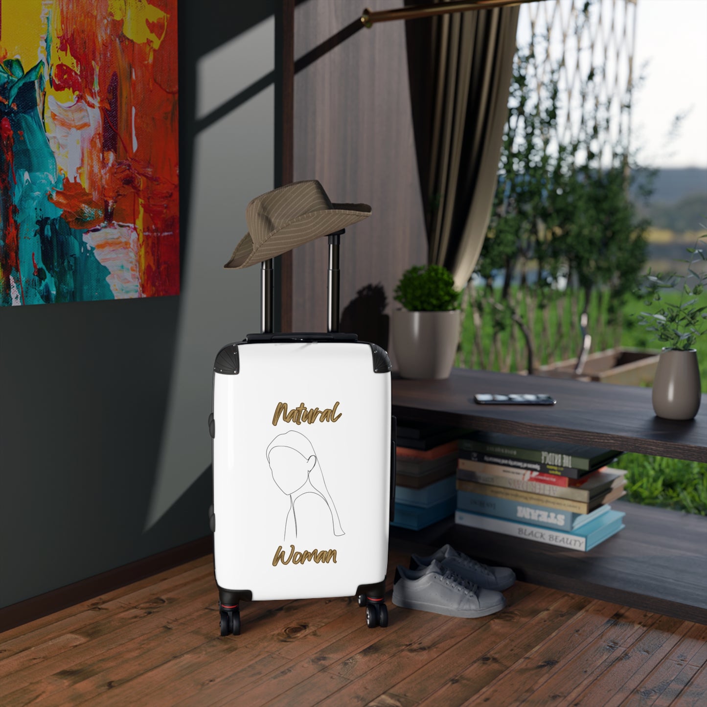 Natural Woman Tilted Look (BL) Suitcase WHITE