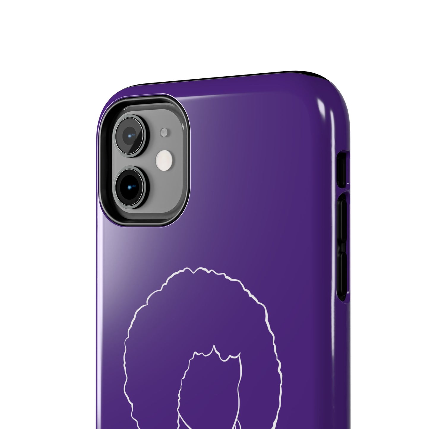 Natural Woman Afro (WL)Tough Phone Cases PURPLE