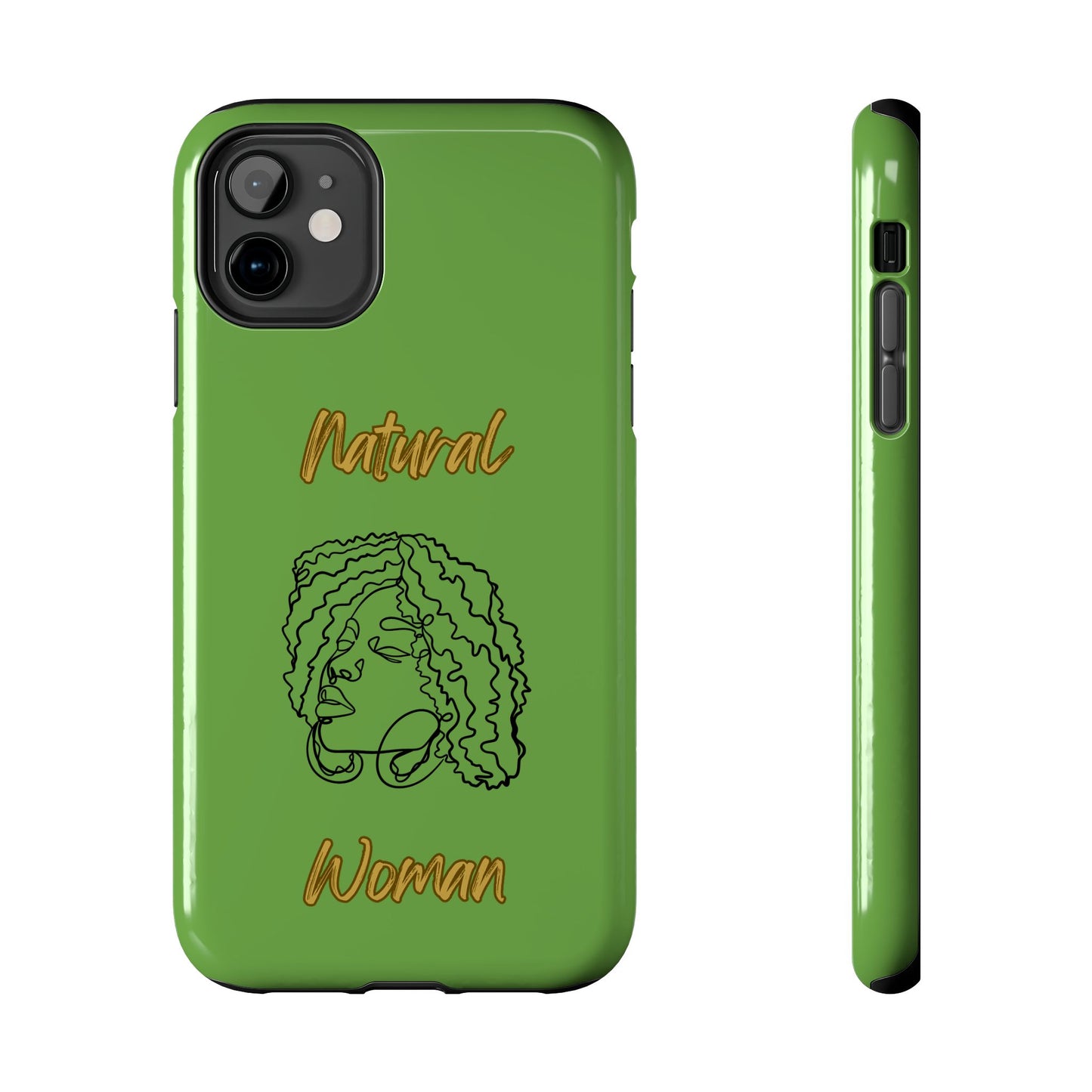 Natural Woman Naturally Me (BL)Tough Phone Cases GREEN