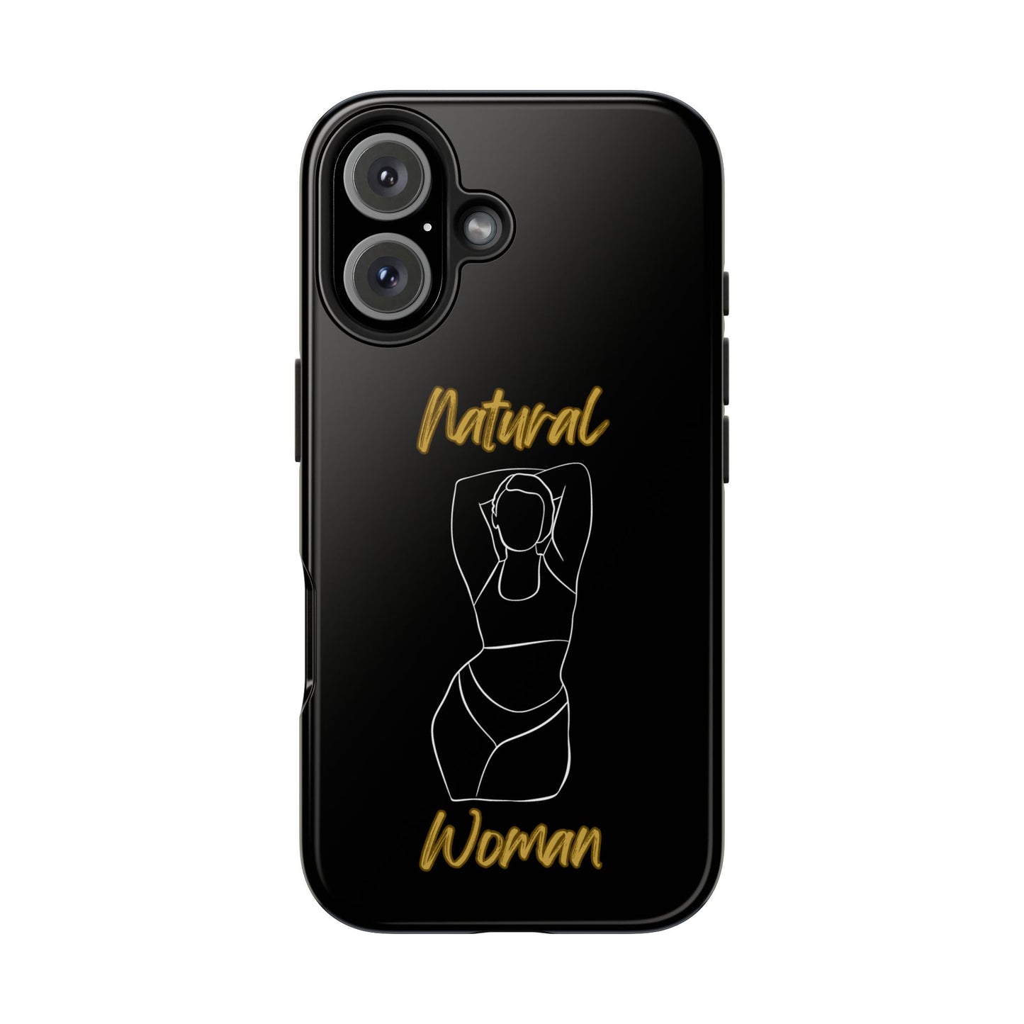 Natural Woman I Love Me (WL)Tough Phone Cases BLACK