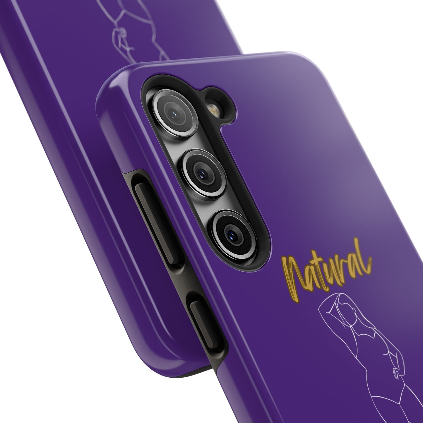 Natural Woman Looking Good (WL)Tough Phone Cases PURPLE