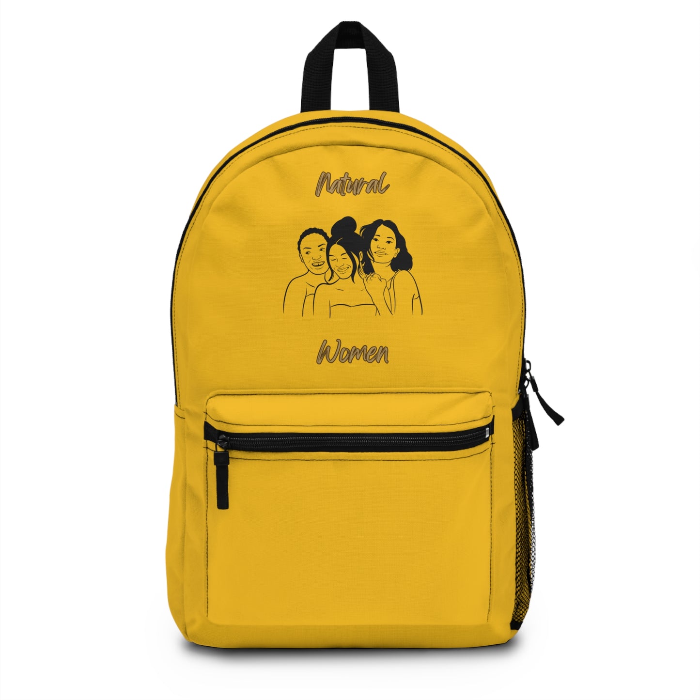 Natural Women Laughing Friends (BL) Backpack YELLOW