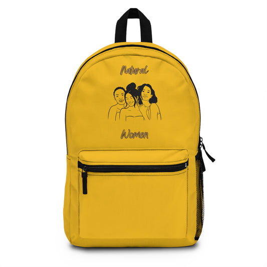 Natural Women Laughing Friends (BL) Backpack YELLOW
