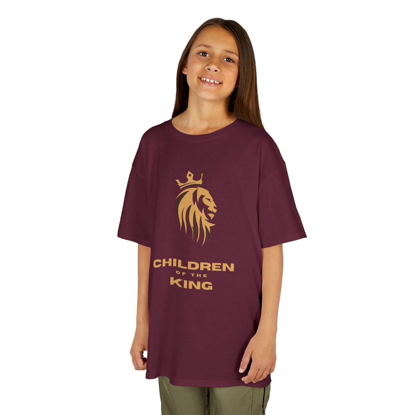Children of the King Inspirational Kids Cotton T-Shirt (BRL)