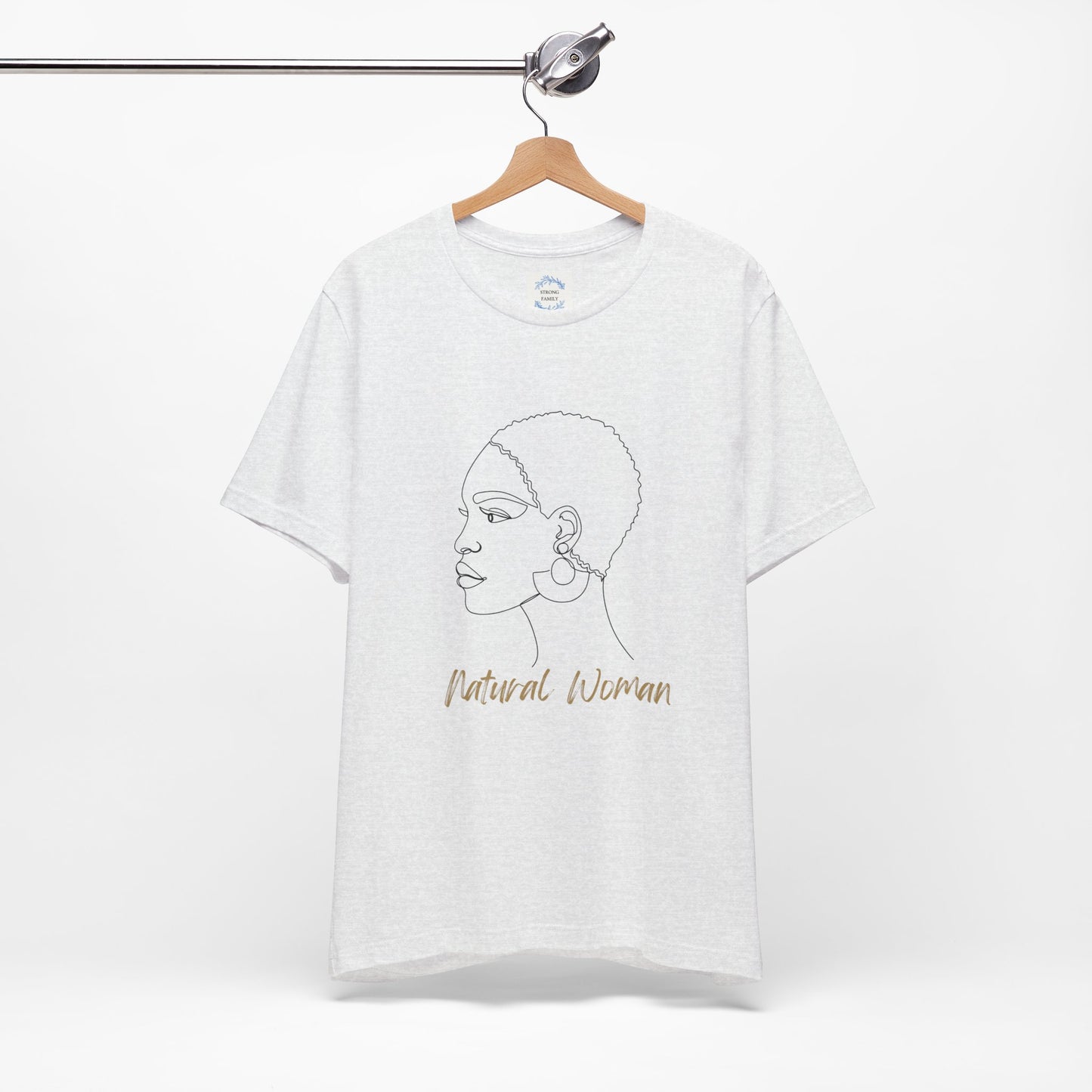 NATURAL WOMAN Finger Waves (BL) Short Sleeve T-Shirt