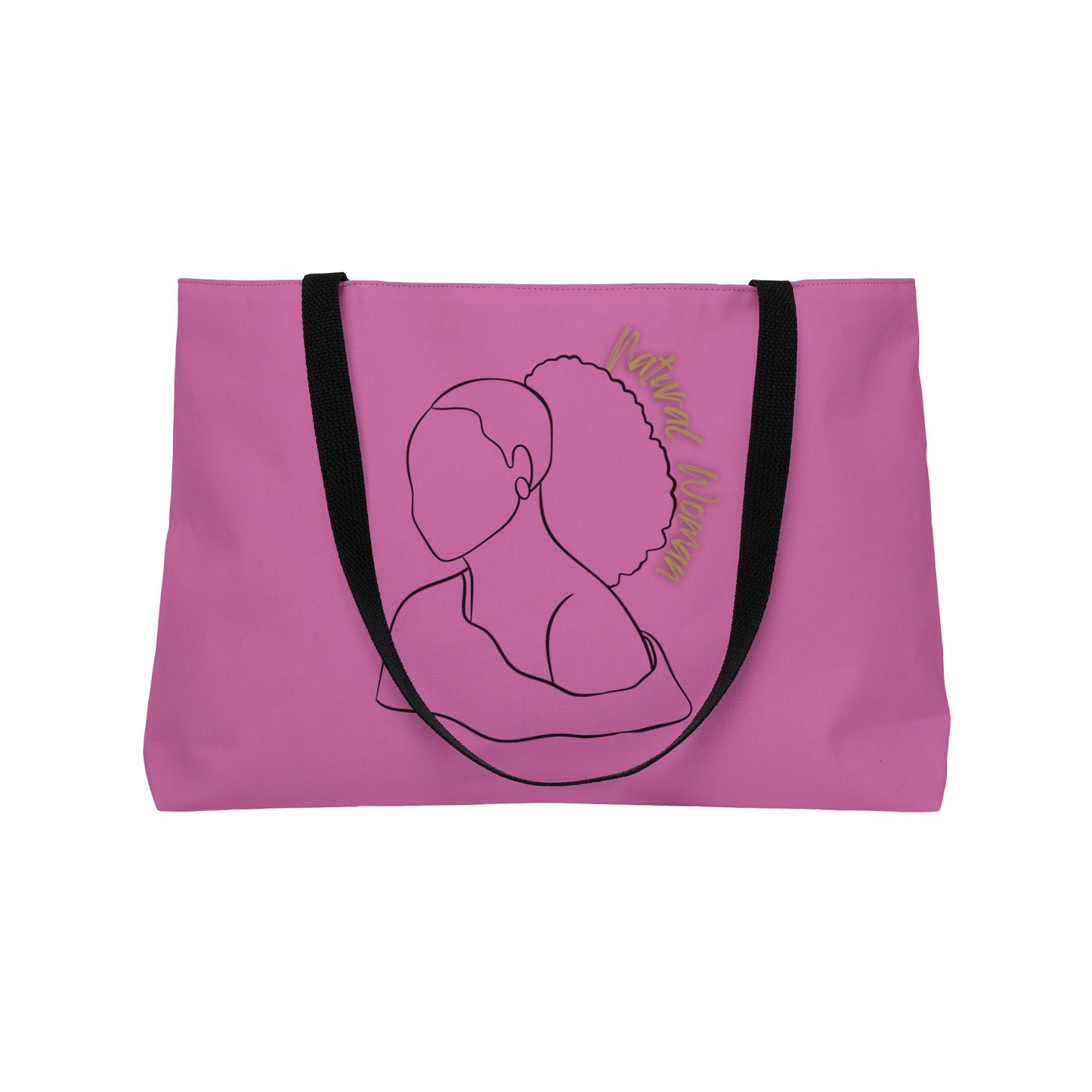 Natural Woman Behind Head (BL) Weekender Tote Bag LIGHT PINK