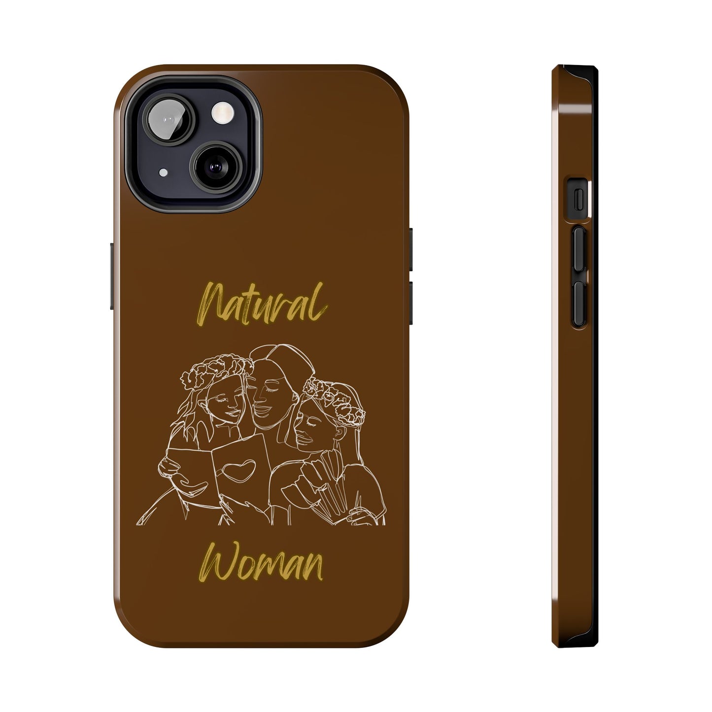 Natural Woman Me & My Girls (WL)Tough Phone Cases BROWN